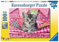 Ravensburger Puzzle Aranyos cica XXL 100 darab