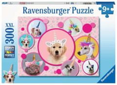 Ravensburger Puzzle Aranyos kutya egyszarvúak XXL 300 darab