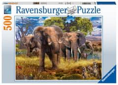 Ravensburger Puzzle Elefánt család 500 darab