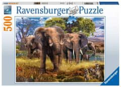 Ravensburger Puzzle Elefánt család 500 darab