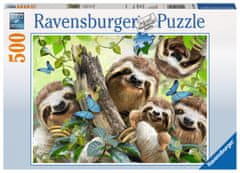 Ravensburger lajhár Selfie Puzzle 500 darab