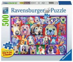 Ravensburger Puzzle Hello kutyák XXL 500 darabos puzzle