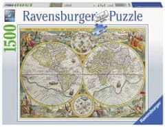 Ravensburger Puzzle Történelmi térkép 1500 darab