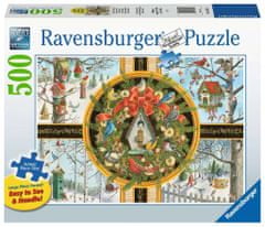 Ravensburger Karácsonyi énekesmadár puzzle XXL 500 darab