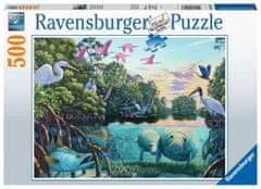 Ravensburger Puzzle Moments manátusokkal 500 darabos puzzle