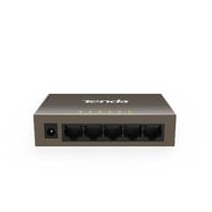 Tenda TEF1005D - 5 portos Fast Ethernet switch, 10/100Mbps, ventilátor nélküli, fém