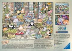 Ravensburger Puzzle Crazy Cats: Macska élet 500 darab