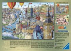 Ravensburger Puzzle Nagy-Britannia és Írország körül 1000 darab