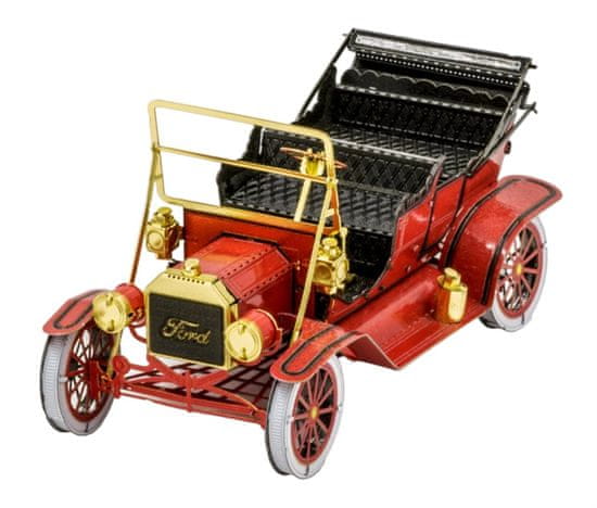 Metal Earth 3D puzzle Ford T 1908-as modell (piros)