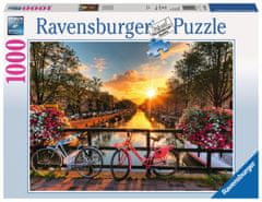 Ravensburger Puzzle Kerekek Amszterdamban, Hollandia 1000 db