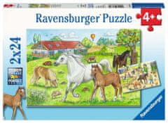 Ravensburger Istálló puzzle 2x24 darab