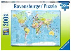 Ravensburger Puzzle Világtérkép XXL 200 darab