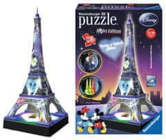 Ravensburger Világító 3D puzzle Night Edition Eiffel-torony Disney 216 darab