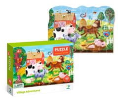 DoDo Puzzle Biomy - Kaland a faluban 60 darab