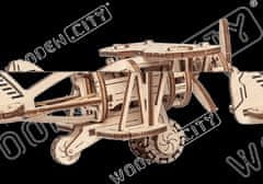 Wooden city 3D kirakós Biplane 63 darab