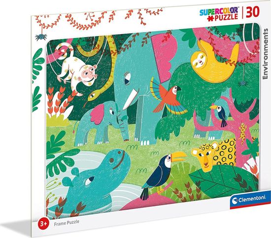 Clementoni Jungle Life Puzzle 30 darab