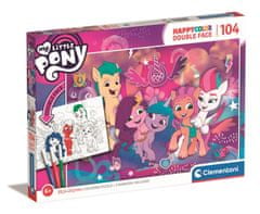 Clementoni Megfordítható puzzle My Little Pony 104 darab