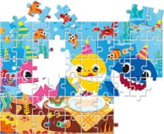 Clementoni Megfordítható puzzle Baby Shark: Ünnepség 60 db