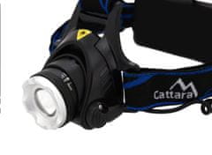 Cattara LED-es fejlámpa 570lm ZOOM újratölthető