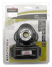 Cattara LED-es fejlámpa 570lm ZOOM újratölthető