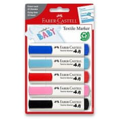 Faber-Castell Faber - Castel textil filctollak baba 5 db