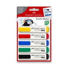 Faber-Castell Faber - Castel textil filctollak 5 db