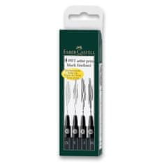 Faber-Castell Faber - Castell Pitt Artist toll - fekete 4 db