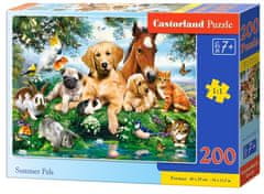 Castorland Puzzle Nyári barátok 200 darab