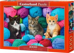 Castorland Puzzle Cicák a fonalboltban 1000 darabos puzzle