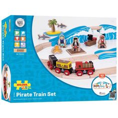 Bigjigs Rail fából készült vonat kalózok