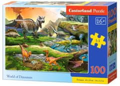 Castorland Puzzle Dinoszauruszok világa 100 db