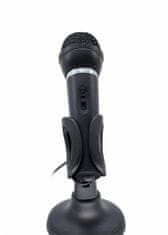 Gembird MIC-D-04 asztali mikrofon, HQ, fekete