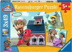 Ravensburger Puzzle Dino Ranch 3x49 darab