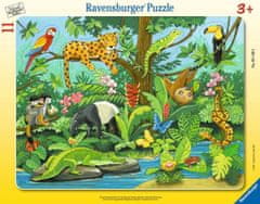 Ravensburger Esőerdei állatok kirakós játék 11 darab