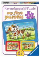 Ravensburger Az első kirakósom Állati barátok 3x6 db