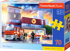 Castorland Puzzle Tűzoltóállomás 70 darab