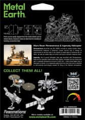 Metal Earth 3D puzzle Mars Rover Perseverance & Ingenuity Helikopter