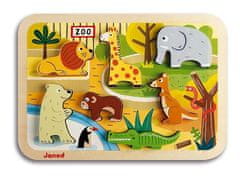 Janod Puzzle Zoo állatkert Chunky