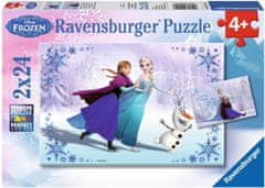 Ravensburger Ice Kingdom Puzzle: Sisters Forever 2x24 db