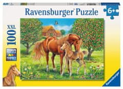 Ravensburger Lovak a legelőn XXL kirakójáték 100 darab