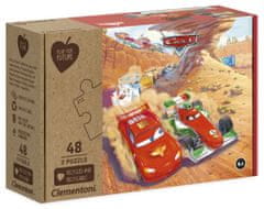 Clementoni Play For Future Puzzle autók 3x48 darabos puzzle