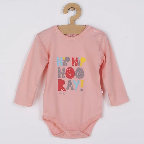 KOALA Hip-Hip bébi bodysuit rózsaszín - 80 (9-12m)