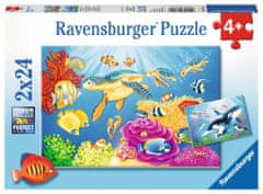 Ravensburger Puzzle Víz alatti szépség 2x24 darab