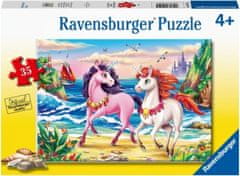 Ravensburger Puzzle Egyszarvúak a tengerparton 35 darabos puzzle