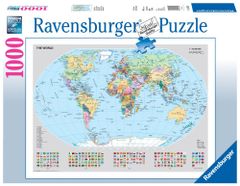 Ravensburger Puzzle - Politikai világtérkép 1000 darab