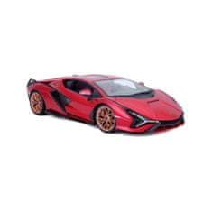 Burago B 1:18 TOP Lamborghini Sian FKP 37 piros