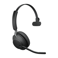 Jabra Evolve2 65/Mono/BT/Wireless/MS/Fekete