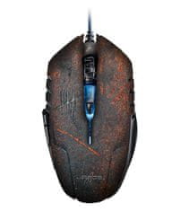 Hama uRage gaming egér Morph - Apocalypse/ vezetékes/ optikai/ háttérvilágítás/ 2400dpi/ 6 gomb/ USB/ fekete/ fekete