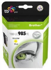 TB print Tintapatron TB kompatibilis. Brother LC 985 YE 100% N