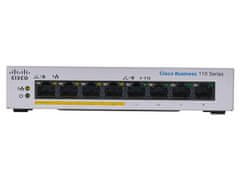 Cisco CBS110 Nem felügyelt 8 portos GE, részleges PoE, asztali, Ext PS